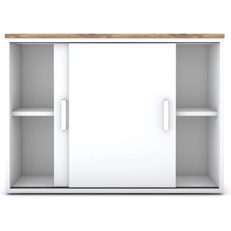 ASSMANN Schiebetürenschrank Allvia Eiche Tabak 100x44x73cm Holz – Bild 8