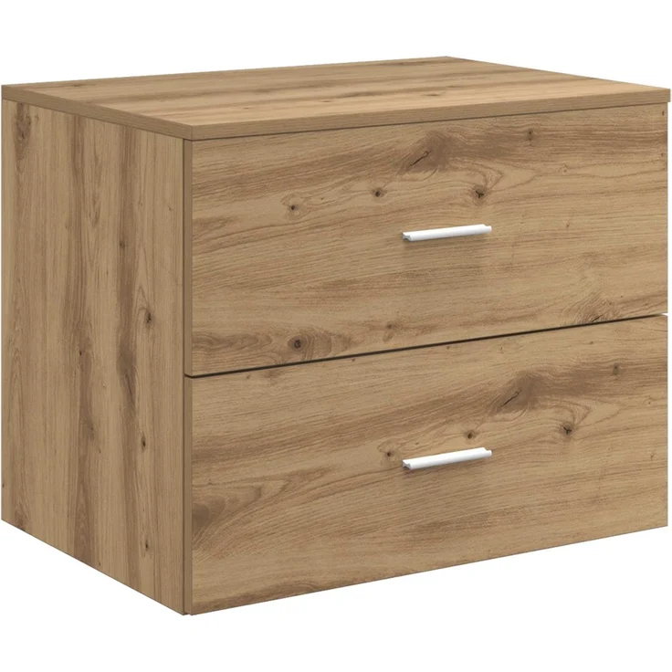 vidaXL Wandmontiertes Badezimmerschrank-Set 3 stk. Artisan-Eiche 3405874 – Bild 5