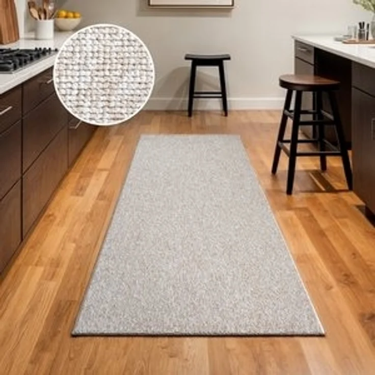 Sanat Teppich Lora Plus, auch als Läufer, rechteckig, Höhe: 5 mm, Kurzflor, uni, gekettelt, Wohnzimmer, Kinderzimmer – Bild 6
