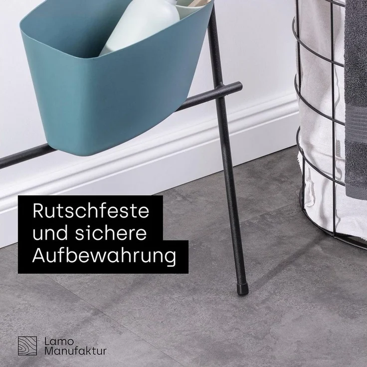 HOLZBRINK Handtuchleiter LLS Handtuchhalter Handtuchständer, pulverbeschichtet, Industriestahl, massive Ausführung – Bild 4