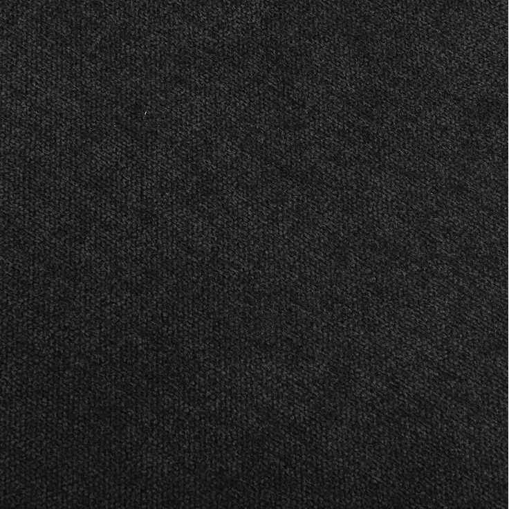 byLIVING Esszimmerstuhl 2er Set Jersey/Webstoff dunkelgrau/Gestell Metall schwarz / 4-Fuß-Stuhl/Küchenstuhl/Polsterstuhl/B 58, H 78, T 54,5 cm – Bild 9