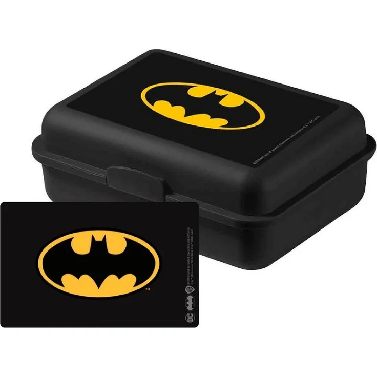 United Labels® Lunchbox mit Trennwand - DC Comics - Batman Logo, Kunststoff (PP) – Bild 4