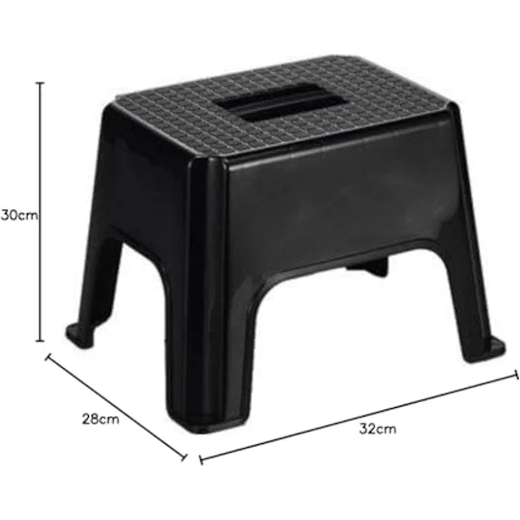 Universalhocker schwarz – Bild 2