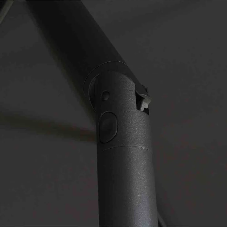 Siena Garden Mittelstockschirm Isa anthrazit Ø 300 cm – Bild 5