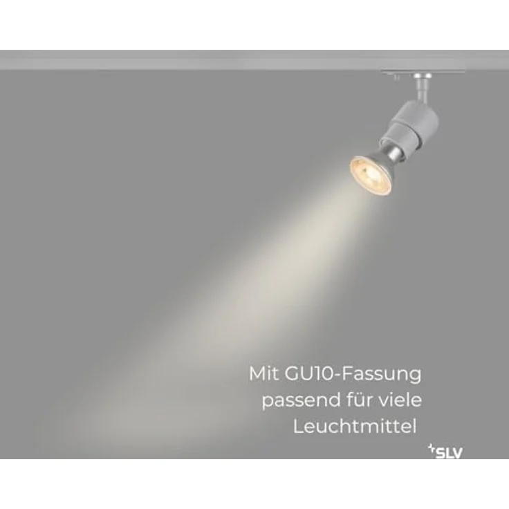 SLV PURI 2.0 Basic, 1~ Spot, GU10, 1x max. 6W, grau - Leuchten mit 1 Phasen Adapter – Bild 4