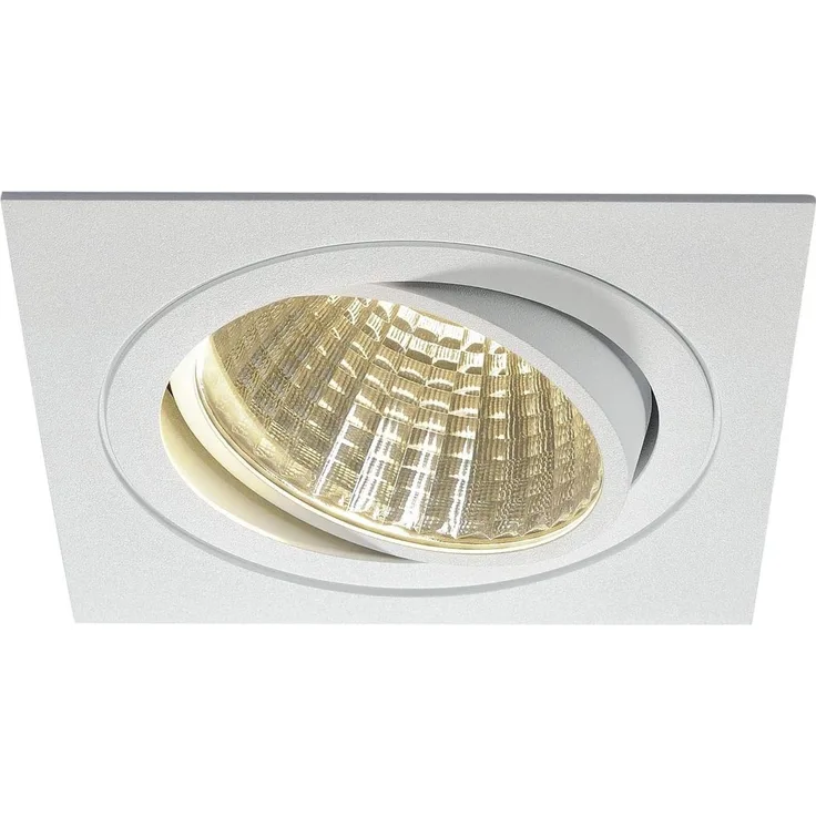 SLV No. 114291 NEW TRIA 150 LED Einbauleuchte eckig 3000K 2500lm 30° Weiß