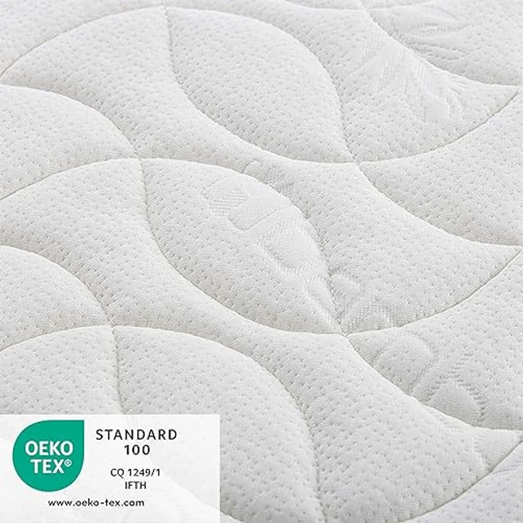 Babysom - Babymatratze Bambus | 70x140 cm | Kindermatratze | Naturfaser | Atmungsaktiv | Bezug abziehbar | Luftdurchlässiger Kaltschaum | Geprüft | Höhe 10cm – Bild 8