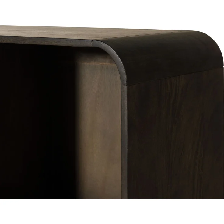 Highboard Mango 110 x 40 x 150 dunkelgrau lackiert VALENCIA #210 – Bild 7