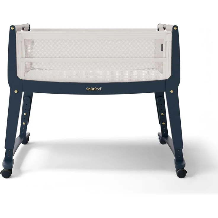 SnuzPod Studio Co-sleeper - London Navy Blau dunke