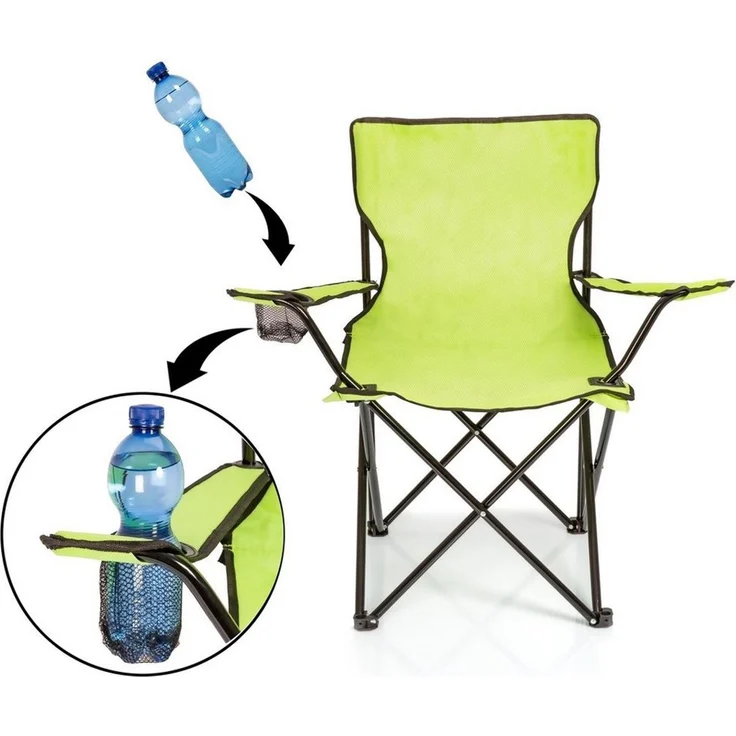 BigDean Campingstuhl 2x Faltstuhl Campingstuhl Anglerstuhl Getränkehalter Klappstuhl (Set, 2 St), Flexibel, Praktisch, Robust, Leicht, Tragbar – Bild 3