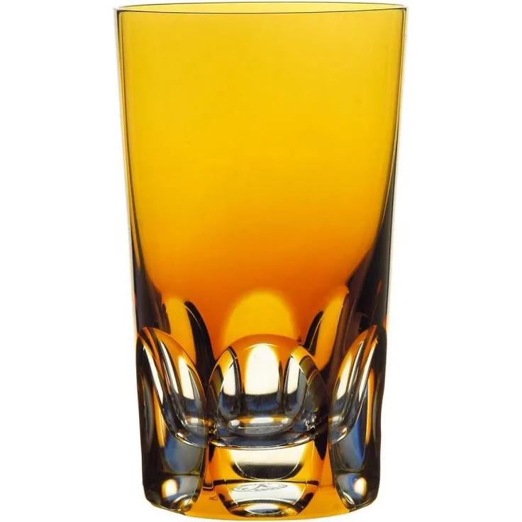 Longdrinkglas Kristall Palais amber (14 cm)