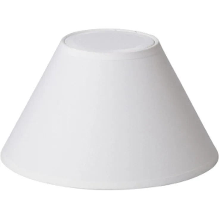 Lampenschirm EMMA CASA Höhe 12 5 cm Weiß