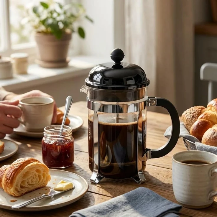 Bodum Kaffeebereiter 4 Tassen 0.5l Caffettiera Black&Chrome – Bild 2