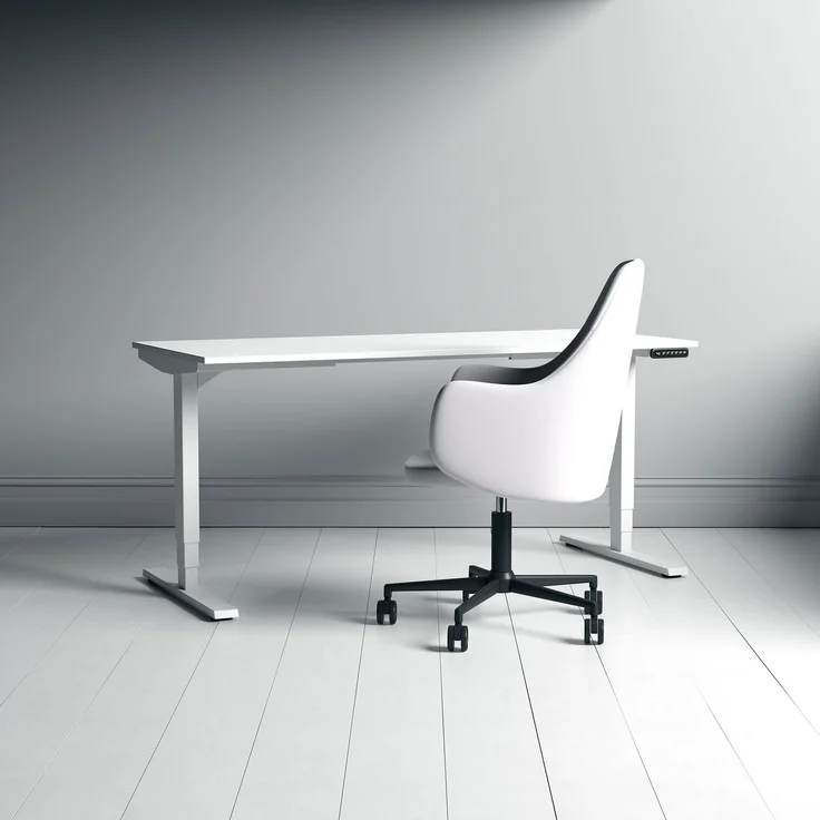 ASSMANN Schalenstuhl Consento Triest High Back gepolstert mit Rollen Hellgrau 56x63x98cm Textil – Bild 10