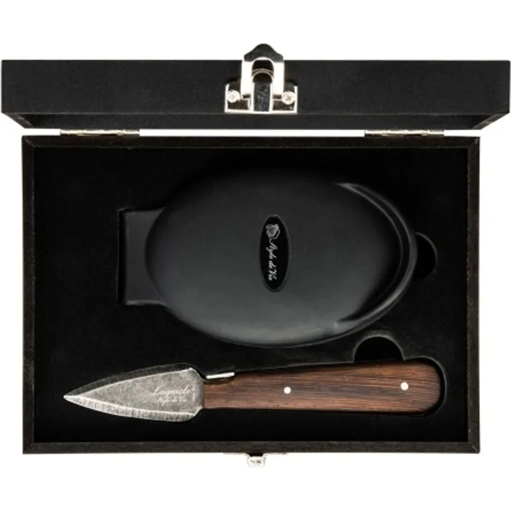 Oyster knife Laguiole Wenge Black Stonewash SET SdV
