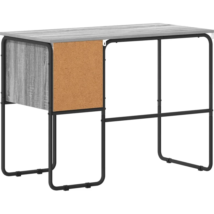 vidaXL Schreibtisch mit Stauraum Sonoma-Grau 100 x 50 x 75 cm 8008005 – Bild 6