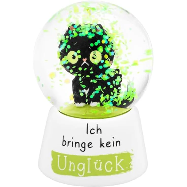 Traumkugel Glitzerkugel Schneekugel Geschenk Sheepworld KATZE 74844 – Bild 5