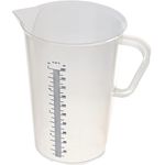 De Buyer Messkrug - Kunststoff - Höhe 21,5cm, Durchsichtig, 2 L