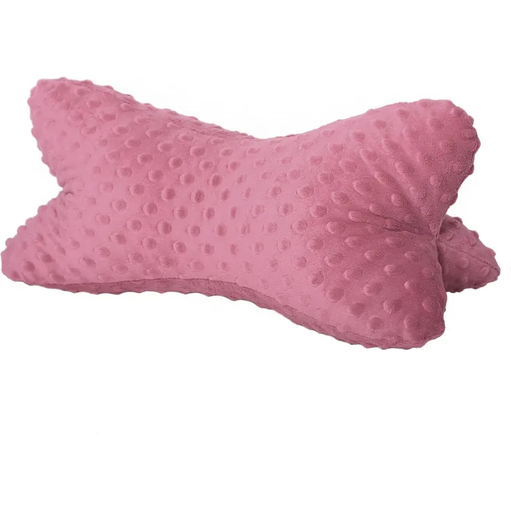Dr. Berger Leseknochen Minky Altrosa 40 x 18 cm