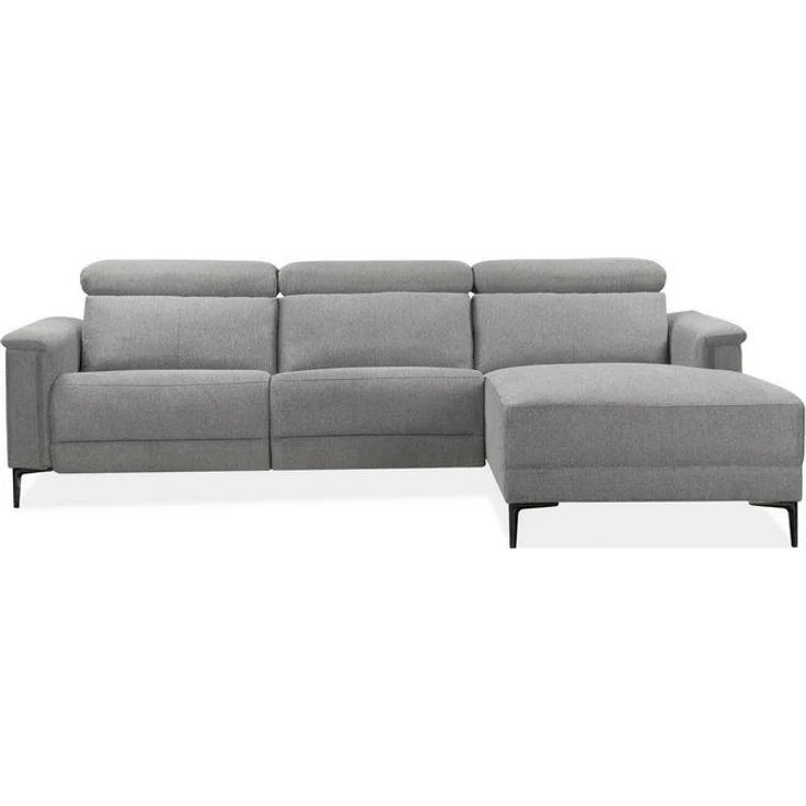 OTTO home Ecksofa LUND, L-Form, 261cm, man. o. elektr. Relaxfunktion (mit USB-A), und Kopfteilverstellung – Bild 4
