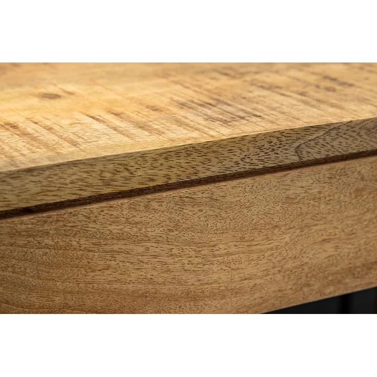 riess-ambiente Esstisch PURE 120-200cm natur - Mangoholz, ausziehbar, massiv, robust, Unikat (Einzelartikel, 1-St), verlängerbarer Wohnzimmertisch für 8+ Personen - ideal für Essbereich – Bild 8