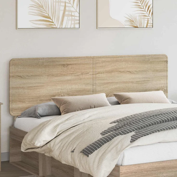 vidaXL Kopfteil Sonoma-Eiche Holzwerkstoff 100 x 183 x 3 cm Braun (Art-Nr 887849) – Bild 1