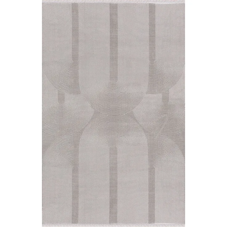 Teppich Recycle 80 x 150 cm Baumwolle Braun 88782276 [en. casa]