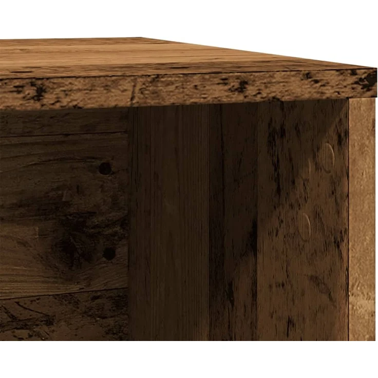 vidaXL Katzenklo Altholz-Optik 60x40x40 cm Holzwerkstoff 857731 – Bild 9