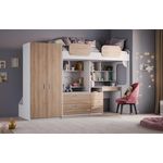 Hochbett 'Geko XL' Rustikal hell