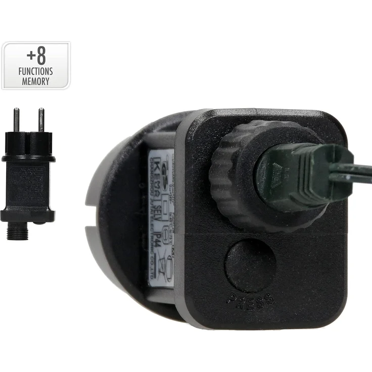 ECD Germany LED Cluster Lichterkette 11m Länge, 560 LEDs, Extra Warmweiß, 3m Stromkabel, IP44, Clusterlichterkette Büschellichterkette für Weihnachten Weihnachtsbaum Weihnachtsbeleuchtung, Innen/Außen – Bild 5