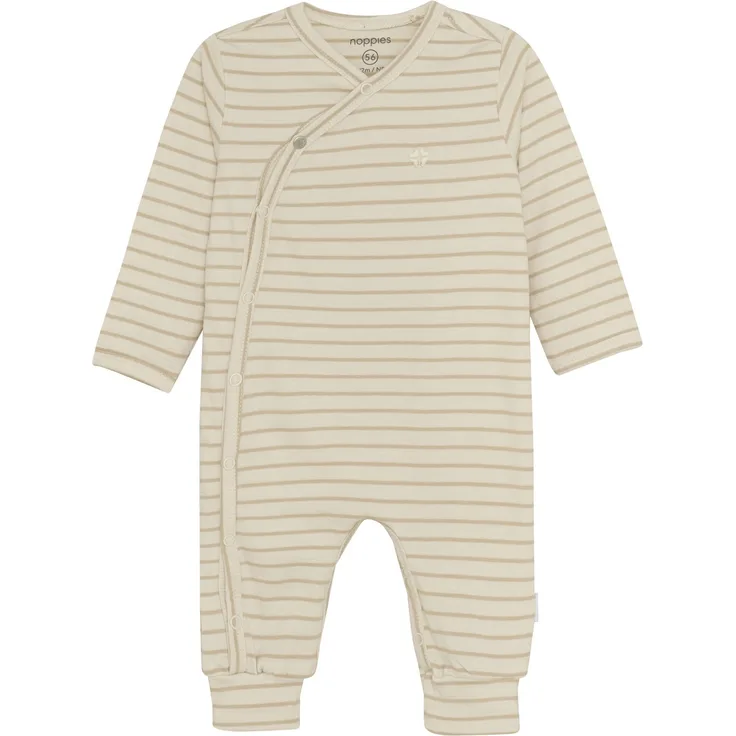 Noppies Nolan Strampler - Stripe - Größe 44 - Offw