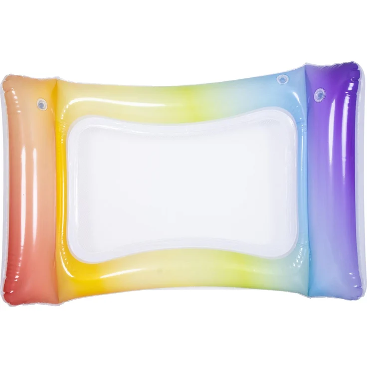 SunClub Luftmatratze Mesh Gradient Jelly 117 x 76 x 15 cm mit Netzfläche und 3 Luftkammern – Bild 2