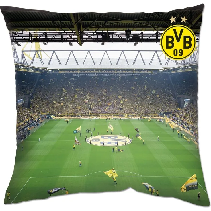 BVB Kopfkissen BVB-Kissen Südtribüne, Füllung: 100 % Polyester, Bezug: 100 % Polyester, Rückenschläfer