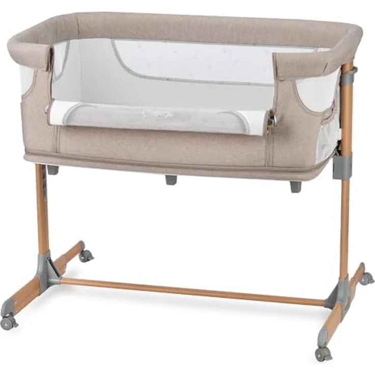 MoMi SMARTBED 4-in-1 Kinderbeistellbetten bis 15 kg, Beistellbett für Babys mit Matratze, Höhenverstellbar – Bild 23