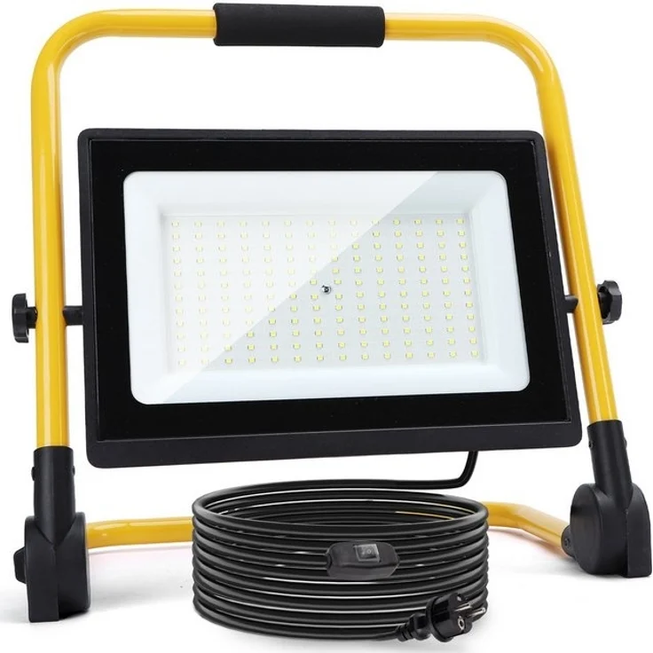 Aigostar Baustrahler Aigostar LED Baustrahler 100W mit Schalter,9000LM,4M Kabel,IP65,6500K – Bild 4