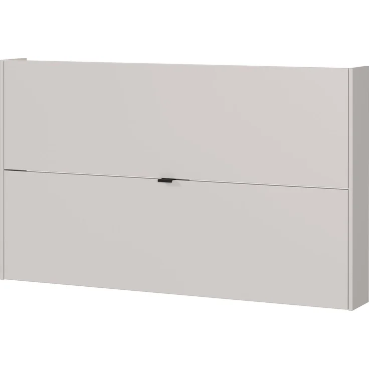 Germania Schuhschrank 1392-605 GW-Ameca, in Kaschmir/Navarra-Eiche, geringe Tiefe - ideal für schmale Flure, 140 x 83 x 18 cm (BxHxT)