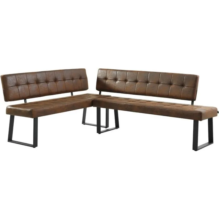 B&D home Eckbank AKA (2-St), beidseitig montierbar, gepolstert, mit Rückenlehne, verschiedene Maße