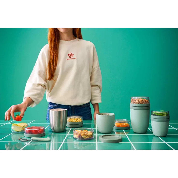 Mepal Ellipse Lunchpot XL 750 ml + 300 ml - Vivid Mauve – Bild 8