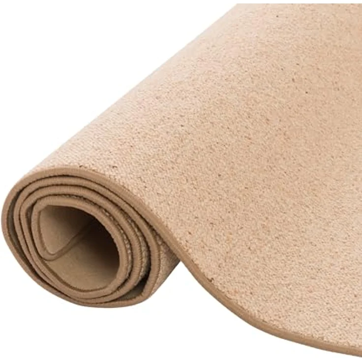 Snapstyle Berber Teppich Natur, Rechteckig 140x200 cm aus Schurwolle, schadstoffgeprüft, für Fußbodenheizung geeignet – Bild 4