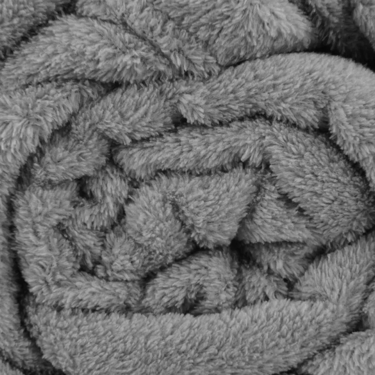 Kuscheldecke supersofte Tagesdecke vielseitig verwendbare Microfaser-Decke, flauschig und anschmiegsam in vielen verschiedenen modischen Farben erhältlich (hellgrau - silbergrau / 130x170 cm) – Bild 5