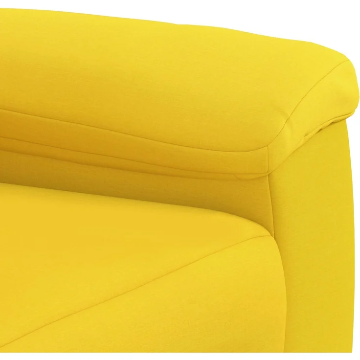 vidaXL Sofa Helles Gelb 214 x 90 x 95 cm Stoff 42040974 – Bild 5