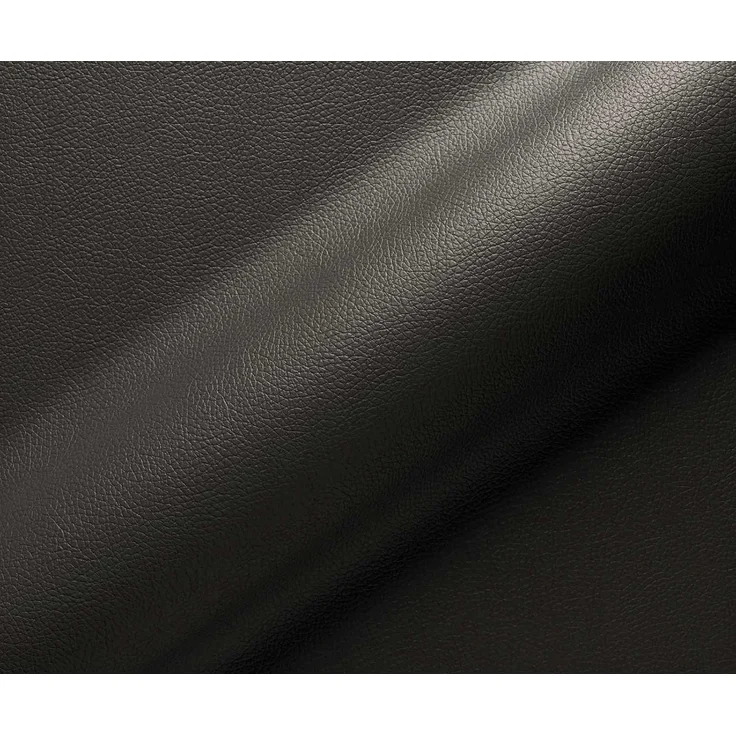 Esszimmerstuhl Heira-Flex mit Armlehnen Echt-Leder Schwarz Kufengestell Schwarz Taschenfederkern – Bild 5