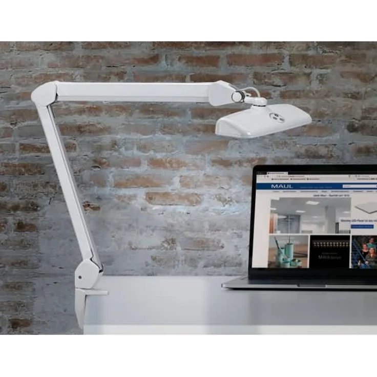 Maul LED-Arbeitsplatzleuchte Maulintro dimmbar tageslichtweiß weiß – Bild 3