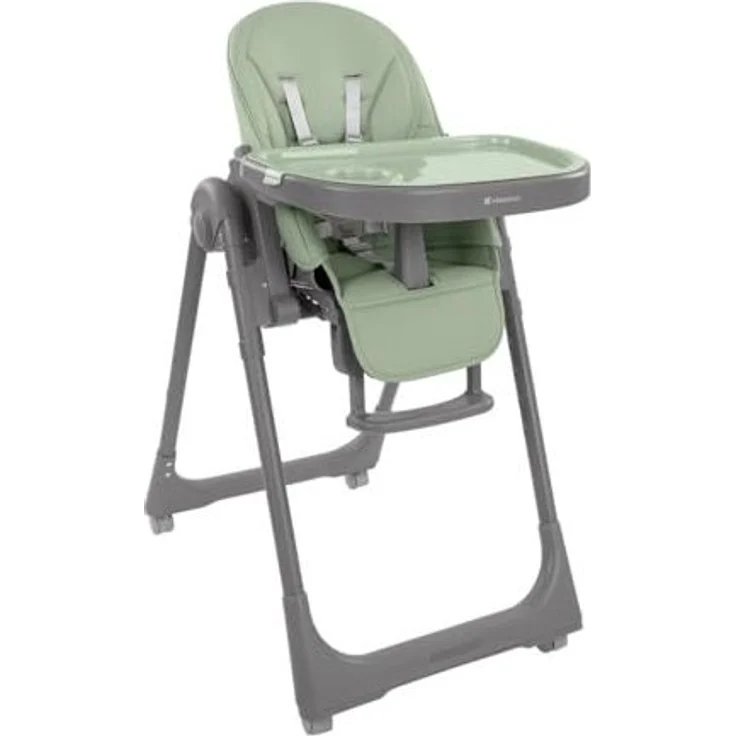 Kikkaboo Kombihochstuhl Kinderhochstuhl Pastello 2, klappbar höhenverstellbar Ablagefach Räder – Bild 2