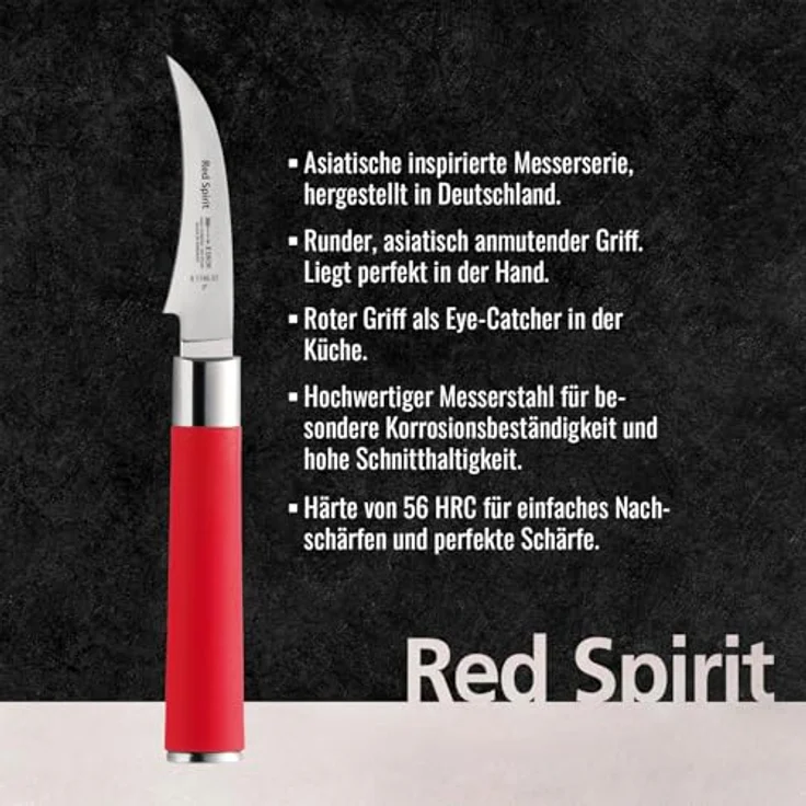 Tourniermesser 7 cm "Red Spirit" – Bild 4