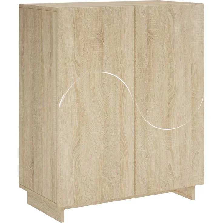 vidaXL Schuhschrank 73 x 38 x 87,5 cm Holzwerkstoff Sonoma-Eiche 8011650 – Bild 2