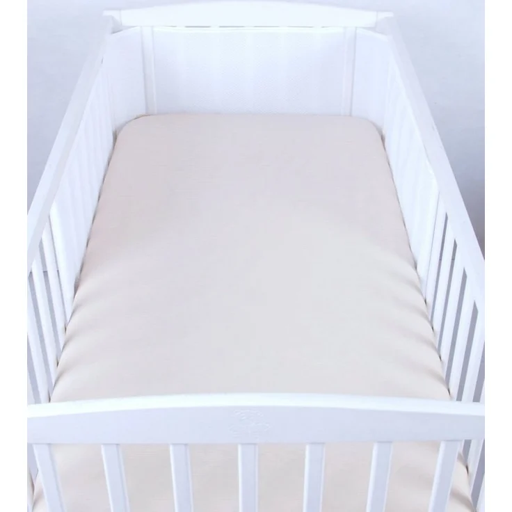 BabyLux Bettumrandung BabyLux Nestchen AIR Babybett Bettumrandung Umrandung Atmungsaktiv, Weiß_1x180cm – Bild 3