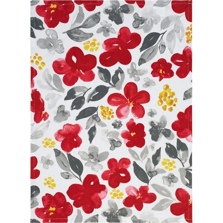REDBEST Geschirrtuch Geschirrtuch 3er-Pack, Baumwolle Blumen