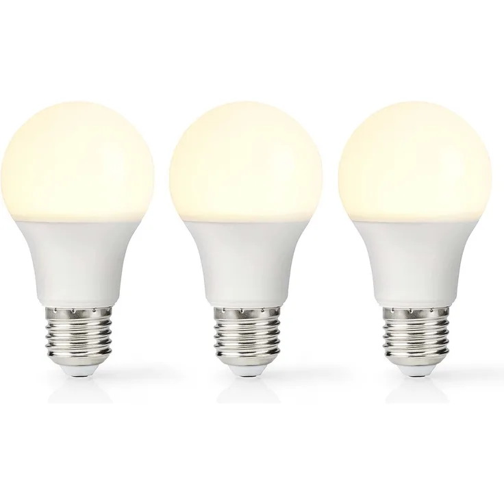 LED-Lampe E27 | A60 | 8.0 W | 806 lm | 2700 K | Warmweiss | Retro Style | Matte lampe | 3 Stück