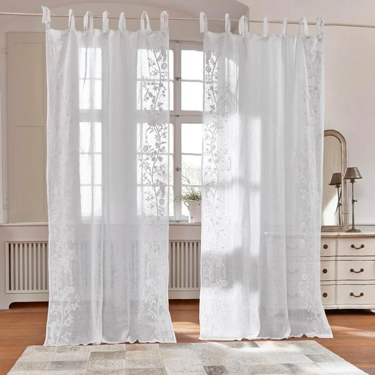 Mirabeau Vorhang Gardine Douvaine weiß – Bild 3